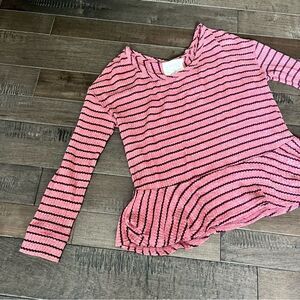 NEW Free People We The Free Auntie Em Thermal Tee Blouse Top S